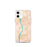 Custom Follansbee West Virginia Map iPhone 12 mini Phone Case in Watercolor
