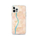 Custom Follansbee West Virginia Map iPhone 12 Pro Phone Case in Watercolor