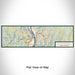 Flat View of Map Custom Follansbee West Virginia Map Enamel Mug in Woodblock