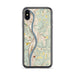 Custom Follansbee West Virginia Map Phone Case in Woodblock