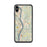 Custom Follansbee West Virginia Map Phone Case in Woodblock