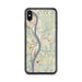 Custom Follansbee West Virginia Map Phone Case in Woodblock