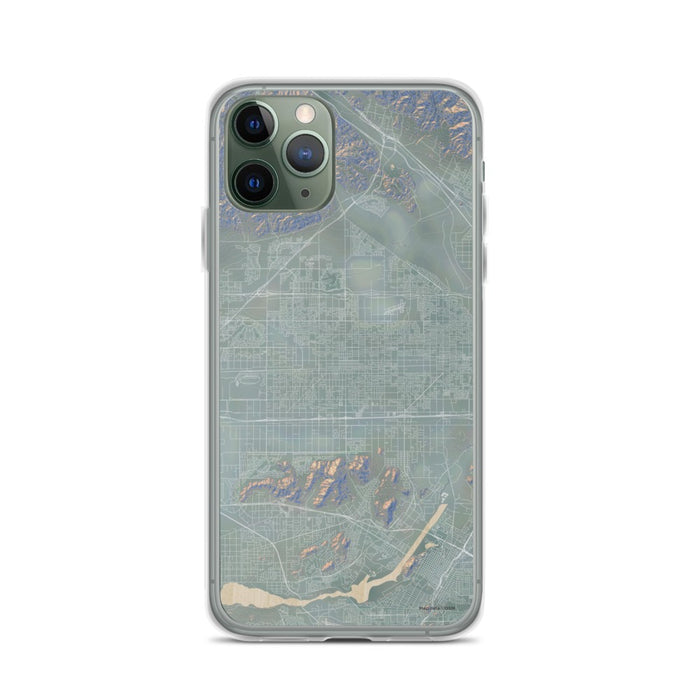 Custom iPhone 11 Pro Fontana California Map Phone Case in Afternoon
