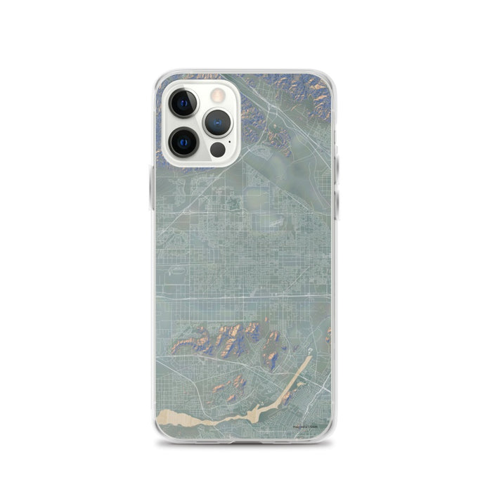 Custom iPhone 12 Pro Fontana California Map Phone Case in Afternoon