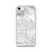 Custom iPhone SE Fontana California Map Phone Case in Classic