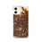 Custom iPhone 12 Fontana California Map Phone Case in Ember