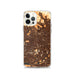 Custom iPhone 12 Pro Fontana California Map Phone Case in Ember