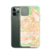 Custom Fontana California Map Phone Case in Watercolor