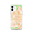 Custom iPhone 12 Fontana California Map Phone Case in Watercolor
