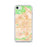 Custom iPhone SE Fontana California Map Phone Case in Watercolor