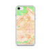Custom iPhone SE Fontana California Map Phone Case in Watercolor