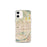 Custom iPhone 12 mini Fontana California Map Phone Case in Woodblock