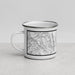 Left View Custom Fort Collins Colorado Map Enamel Mug in Classic