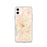 Custom Fort Collins Colorado Map Phone Case in Watercolor