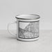 Left View Custom Fort Lauderdale Florida Map Enamel Mug in Classic