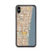 Custom Fort Lauderdale Florida Map Phone Case in Woodblock