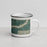 Right View Custom Fort Madison Iowa Map Enamel Mug in Afternoon