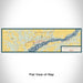 Flat View of Map Custom Fort Madison Iowa Map Enamel Mug in Woodblock