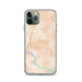 Custom iPhone 11 Pro Fort Mill South Carolina Map Phone Case in Watercolor