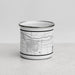 Front View Custom Fort Morgan Colorado Map Enamel Mug in Classic