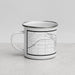 Left View Custom Fort Morgan Colorado Map Enamel Mug in Classic