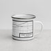 Right View Custom Fort Morgan Colorado Map Enamel Mug in Classic