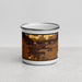 Front View Custom Fort Morgan Colorado Map Enamel Mug in Ember