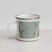 Left View Custom Fort Myers Florida Map Enamel Mug in Afternoon