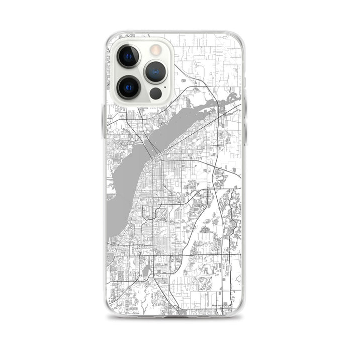 Custom Fort Myers Florida Map iPhone 12 Pro Max Phone Case in Classic