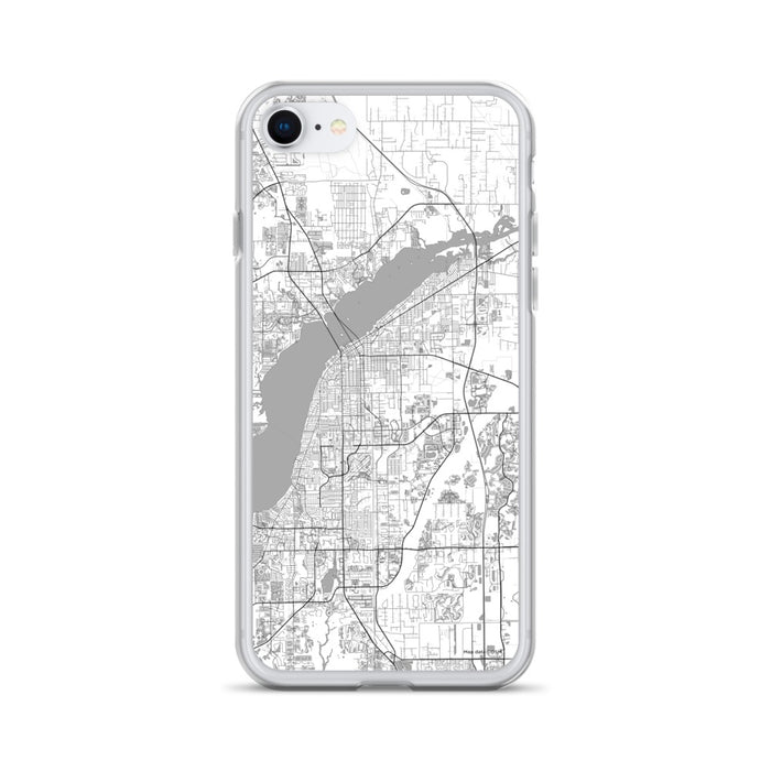 Custom Fort Myers Florida Map iPhone SE Phone Case in Classic