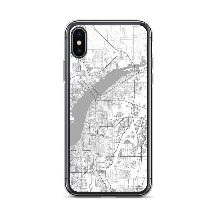 Custom Fort Myers Florida Map Phone Case in Classic