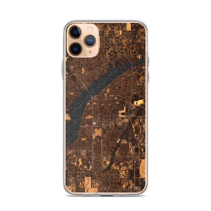 Custom Fort Myers Florida Map Phone Case in Ember