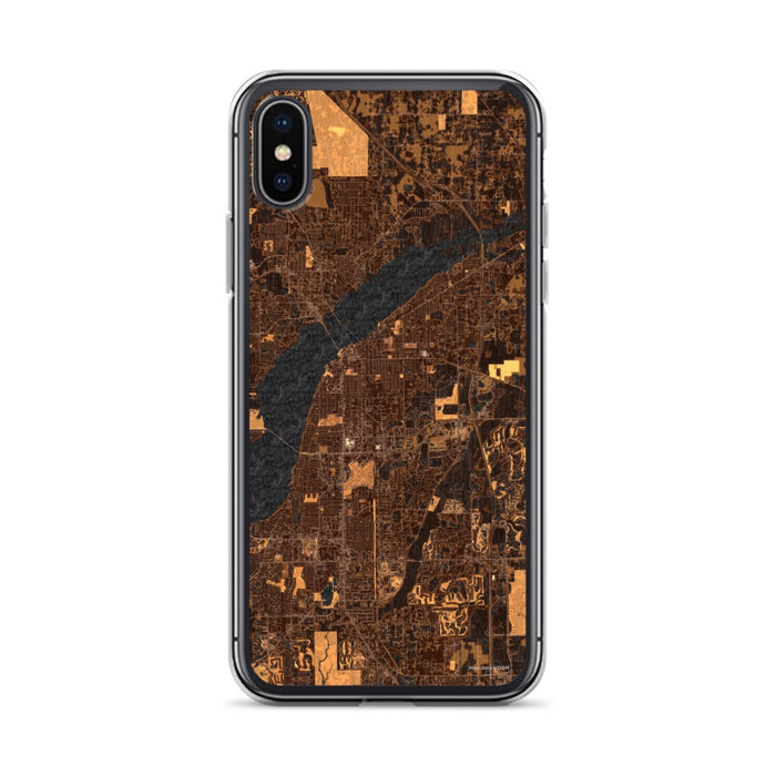 Custom Fort Myers Florida Map Phone Case in Ember