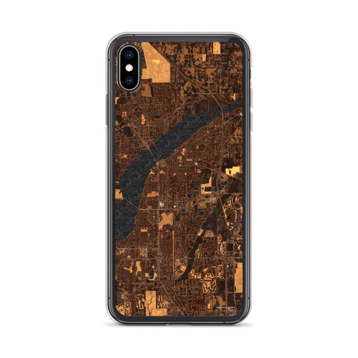 Custom Fort Myers Florida Map Phone Case in Ember