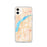 Custom Fort Myers Florida Map Phone Case in Watercolor