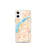 Custom Fort Myers Florida Map iPhone 12 mini Phone Case in Watercolor