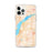 Custom Fort Myers Florida Map iPhone 12 Pro Max Phone Case in Watercolor