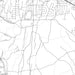 Fort Oglethorpe Georgia Map Print in Classic Style Zoomed In Close Up Showing Details