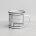 Right View Custom Fort Oglethorpe Georgia Map Enamel Mug in Classic