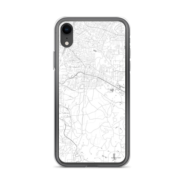 Custom Fort Oglethorpe Georgia Map Phone Case in Classic