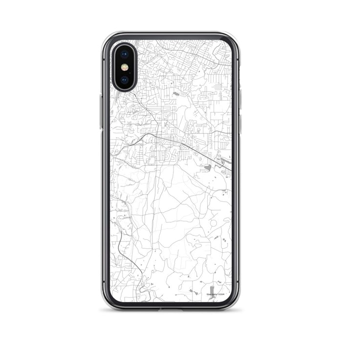 Custom Fort Oglethorpe Georgia Map Phone Case in Classic