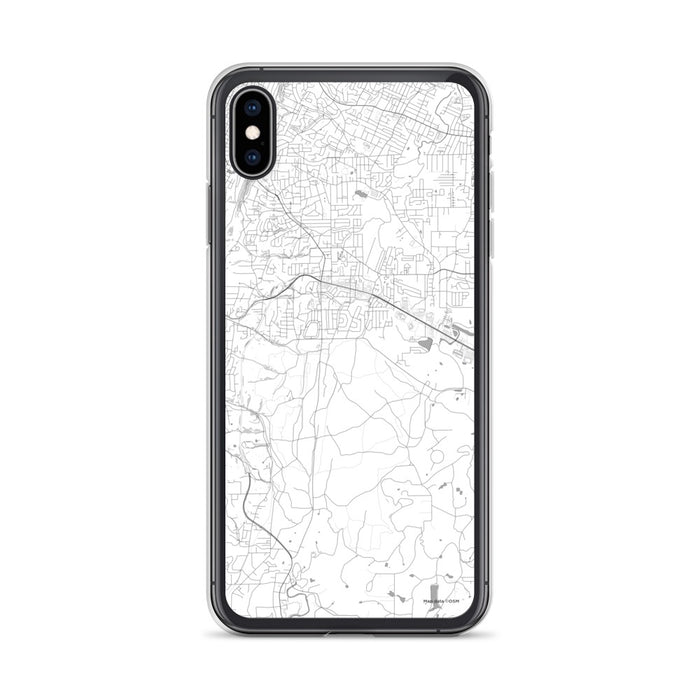 Custom Fort Oglethorpe Georgia Map Phone Case in Classic