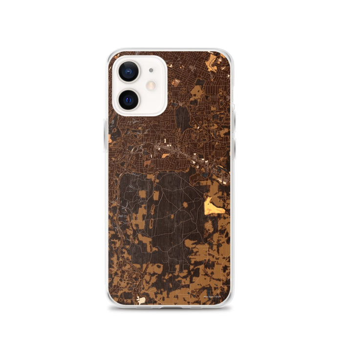 Custom Fort Oglethorpe Georgia Map iPhone 12 Phone Case in Ember