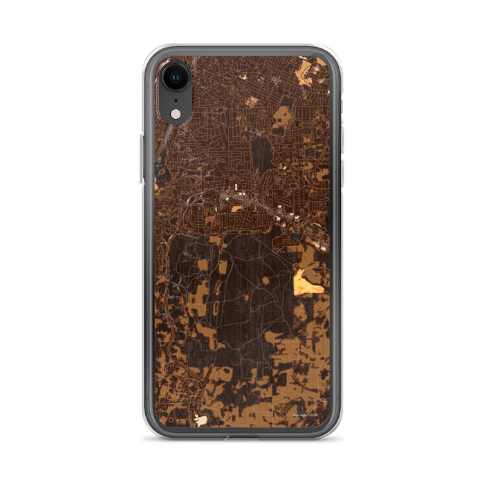 Custom Fort Oglethorpe Georgia Map Phone Case in Ember