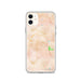 Custom Fort Oglethorpe Georgia Map Phone Case in Watercolor