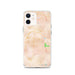 Custom Fort Oglethorpe Georgia Map iPhone 12 Phone Case in Watercolor