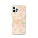 Custom Fort Oglethorpe Georgia Map iPhone 12 Pro Phone Case in Watercolor