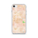 Custom Fort Oglethorpe Georgia Map iPhone SE Phone Case in Watercolor