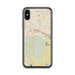 Custom Fort Oglethorpe Georgia Map Phone Case in Woodblock