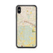 Custom Fort Oglethorpe Georgia Map Phone Case in Woodblock